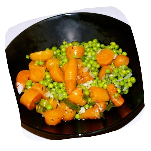 Petits pois et carottes