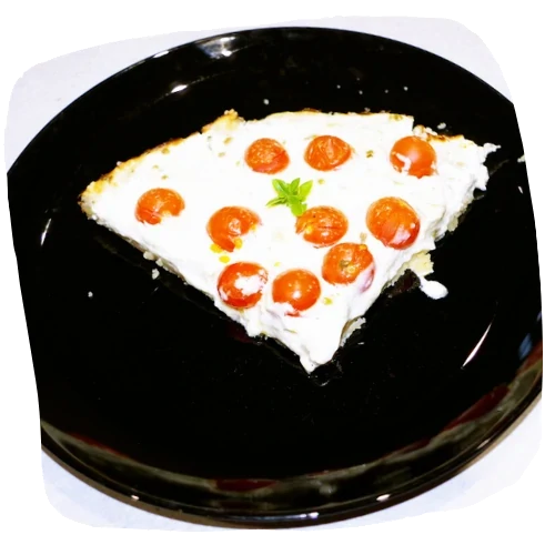 Cheesecake salé tomate basilic