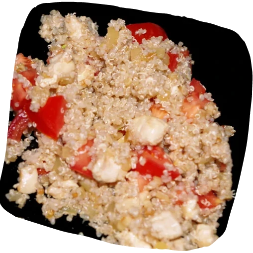 Salade de quinoa, tomates et poulet