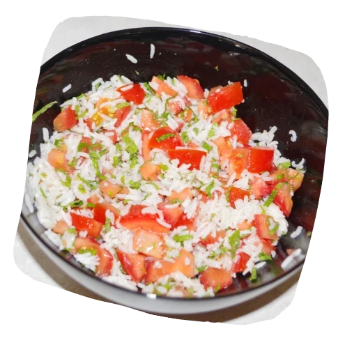 Salade de riz aux tomates