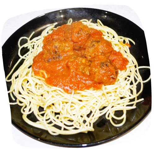 Spaghettis boulettes
